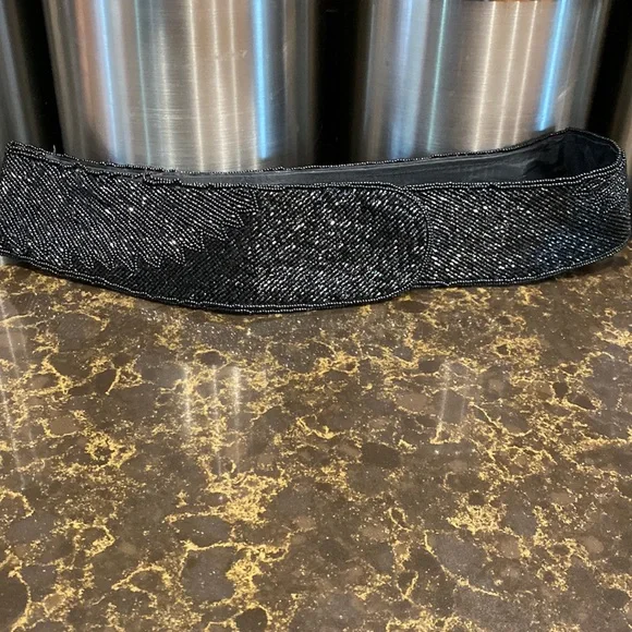 Vintage beaded belt, velcro closure s-l400.jpg main image 2